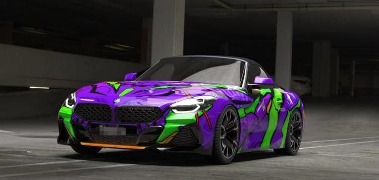 EVA Poster Customized Automotive Film Wrap 50 Micron Thickness