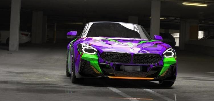 EVA Poster Customized Automotive Film Wrap 50 Micron Thickness