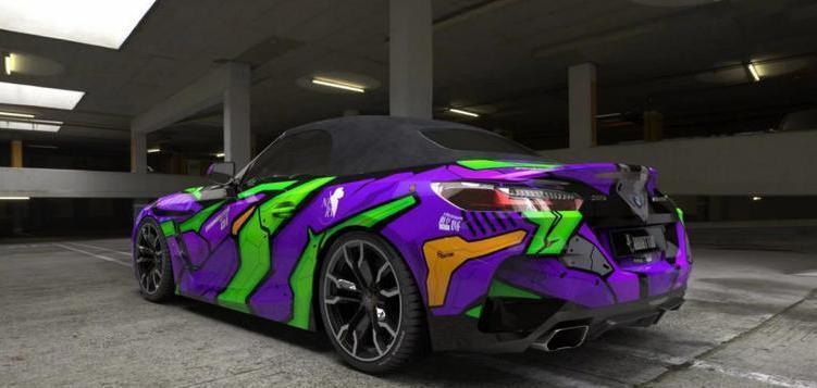 EVA Poster Customized Automotive Film Wrap 50 Micron Thickness